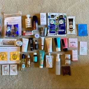 Skincare makeup and beauty sample bundle